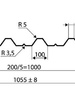 Профлист С18 0.95 мм RAL 3020 Красный Насыщенный Двухсторонний - в «Монолит-Металлопрокат».