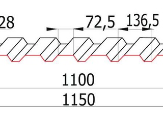 Профлист С21 0.6 мм RAL 8017 Шоколад Двухсторонний 2 - в «Монолит-Металлопрокат».