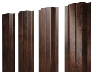 Штакетник П-образный В Монолит 0,45 Print Elite Cherry Wood Cherry Wood 0 - в «Монолит-Металлопрокат».
