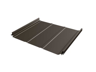 Фальцевая кровля Кликфальц Pro Grand Line 0,5 GreenCoat Pural BT, matt RR 32 Серо-Коричневый 0 - в «Монолит-Металлопрокат».