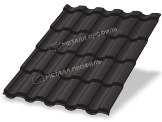 Металлочерепица Металл-Профиль Монтекристо-SL 0,5 PURMAN® RR 32 Темно-коричневый