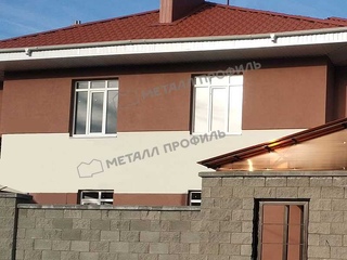 Металлочерепица Металл-Профиль Трамонтана-ML 0,5 PURETAN® RR 32 Темно-коричневый 2 - в «Монолит-Металлопрокат».