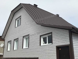 Металлочерепица Металл-Профиль Трамонтана-ML 0,5 VikingMP® E RR 32 Темно-коричневый 2 - в «Монолит-Металлопрокат».