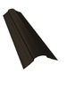 Планка конька фигурного 70x70 0,5 GreenCoat Pural BT, matt RR 32 темно-коричневый (RAL 8019 серо-коричневый) - в «Монолит-Металлопрокат».