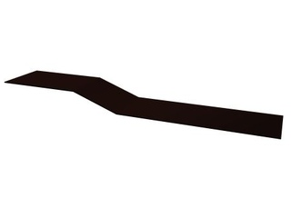 Планка крепежная фальц Grand Line 0,5 GreenCoat Pural BT, matt RR 32 темно-коричневый (RAL 8019 серо-коричневый) 0 - в «Монолит-Металлопрокат».