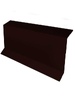 Планка примыкание в штробу 60 Grand Line 0,5 GreenСoat Pural с пленкой RR 32 темно-коричневый (RAL 8019 серо-коричневый) - в «Монолит-Металлопрокат».