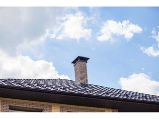 Дымник на трубу 520х390мм 0,5 Rooftop Matte с пленкой RR 32 темно-коричневый