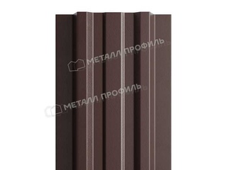 Штакетник Металл Профиль LАNE-T 0,5 PURMAN® RR 32 Темно-коричневый 0 - в «Монолит-Металлопрокат».