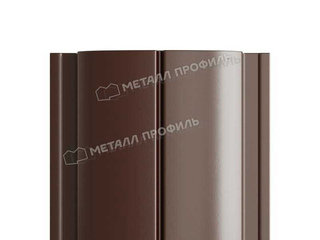 Штакетник Металл Профиль ELLIPSE-T 0,45 Полиэстер RR 32 Темно-коричневый