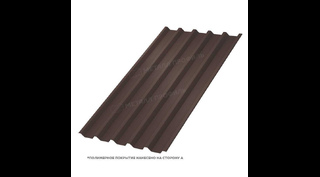 Профлист Металл Профиль C44 0.5 PURETAN® RR 32 Темно-коричневый B